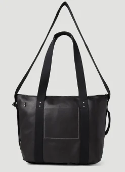 Men Rick Owens Tote Bags^Trolley Leather Tote Bag