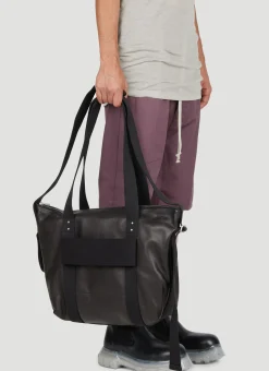 Men Rick Owens Tote Bags^Trolley Leather Tote Bag