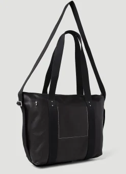 Men Rick Owens Tote Bags^Trolley Leather Tote Bag