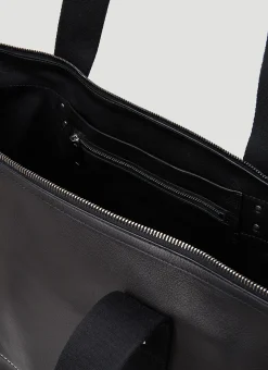 Men Rick Owens Tote Bags^Trolley Leather Tote Bag