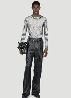 Men Y/Project x Jean Paul Gaultier Tops^Trompe L'Oeil Cable Knit Top