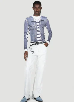 Men Y/Project x Jean Paul Gaultier Tops^Trompe L'Oeil Jacket Top