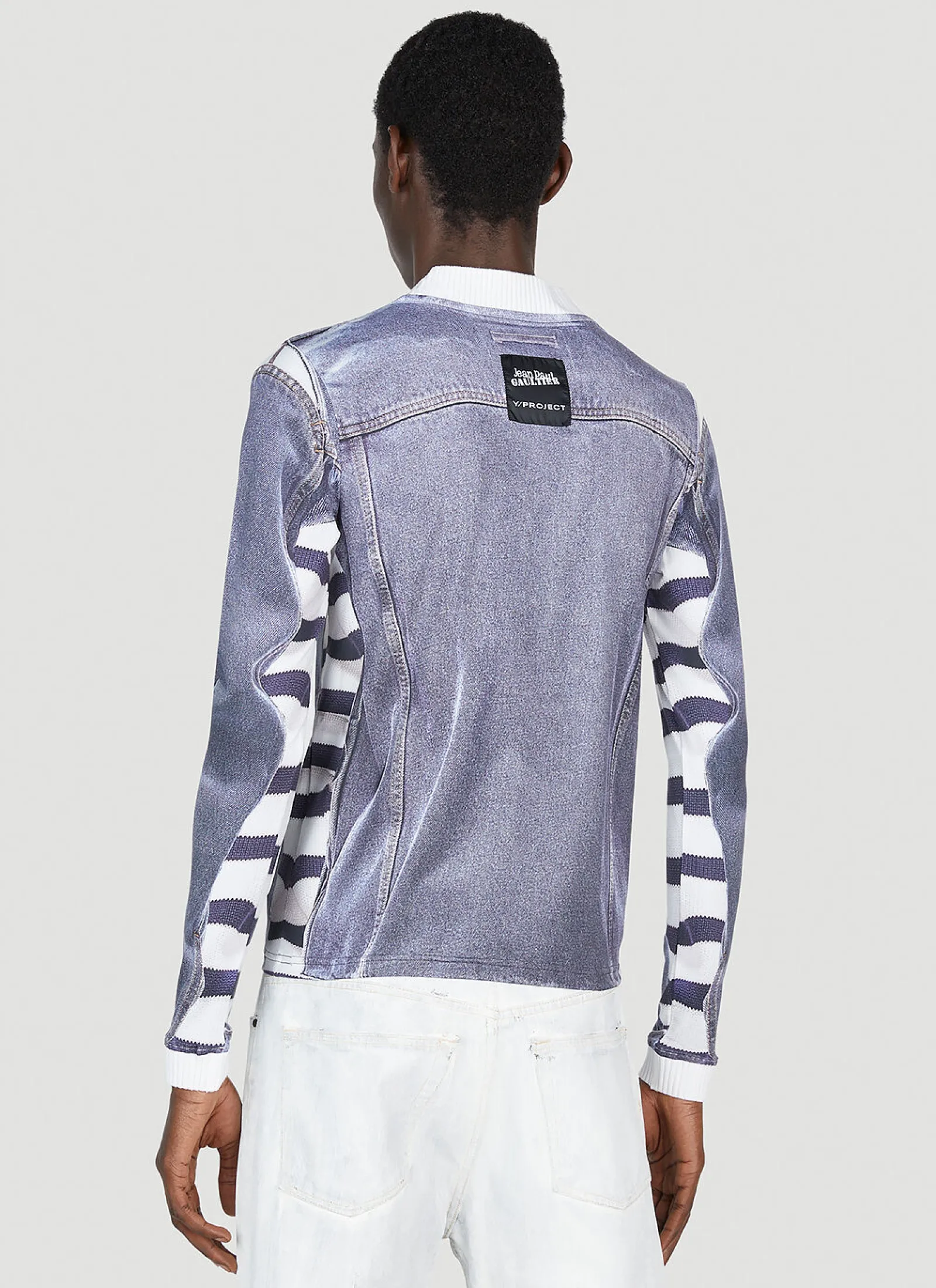 Men Y/Project x Jean Paul Gaultier Tops^Trompe L'Oeil Jacket Top