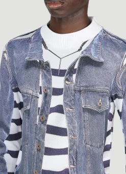 Men Y/Project x Jean Paul Gaultier Tops^Trompe L'Oeil Jacket Top