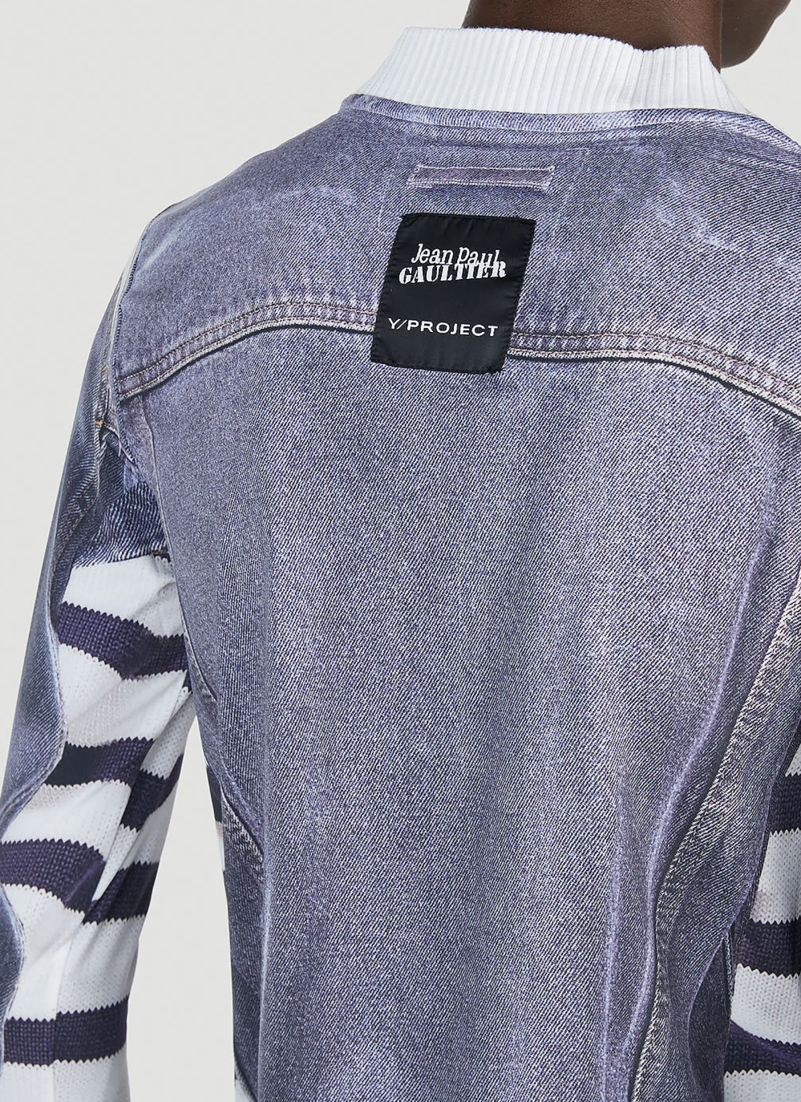 Men Y/Project x Jean Paul Gaultier Tops^Trompe L'Oeil Jacket Top