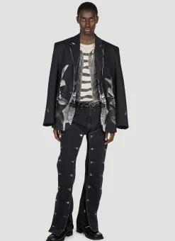 Men Y/Project x Jean Paul Gaultier Tops^Trompe L'Oeil Jacket Top
