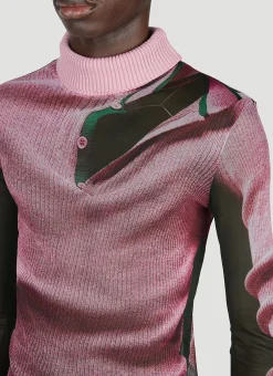 Men Y/Project x Jean Paul Gaultier Tops^Trompe L'Oeil Sweater