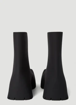 Men Balenciaga Boots^Trooper Rubber Ankle Boots