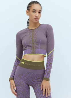 Truestrength Seamless Yoga Long-Sleeve Top>adidas by Stella McCartney