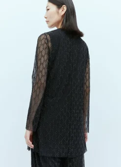 Tulle Interlocking Gg Crystal Mini Dress></noscript>Gucci Hot