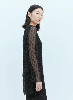 Tulle Interlocking Gg Crystal Mini Dress></noscript>Gucci Hot