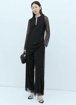 Tulle Interlocking Gg Crystal Pants>Gucci Hot