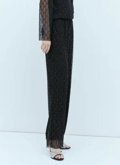 Tulle Interlocking Gg Crystal Pants></noscript>Gucci Hot