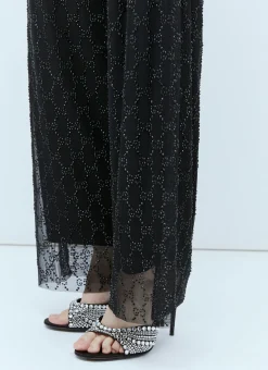 Tulle Interlocking Gg Crystal Pants></noscript>Gucci Hot