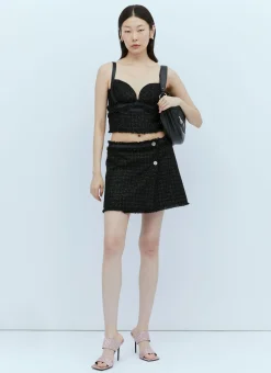 Tweed Bustier Top>Versace Discount