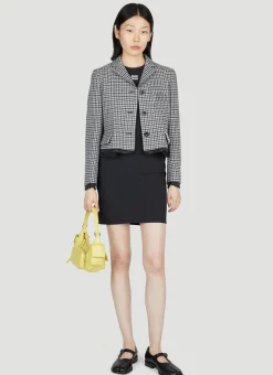 Tweed Cropped Blazer>Miu Miu Online