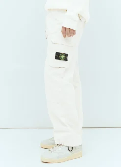Men Stone Island Pants^Twill Cargo Pants