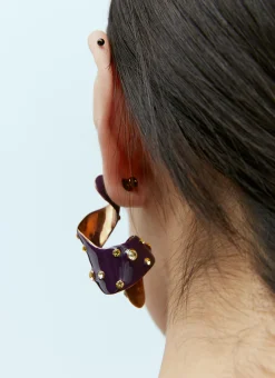 Men Dries Van Noten Jewellery^Twisted Embellished Drop Earrings