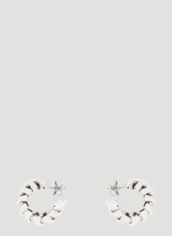 Men Bottega Veneta Jewellery^Twisted Hoop Earrings