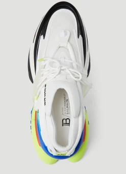 Men Balmain Sneakers^Unicorn Neoprene Leather Sneakers