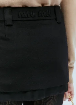 Velour Mini Skirt></noscript>Miu Miu Best