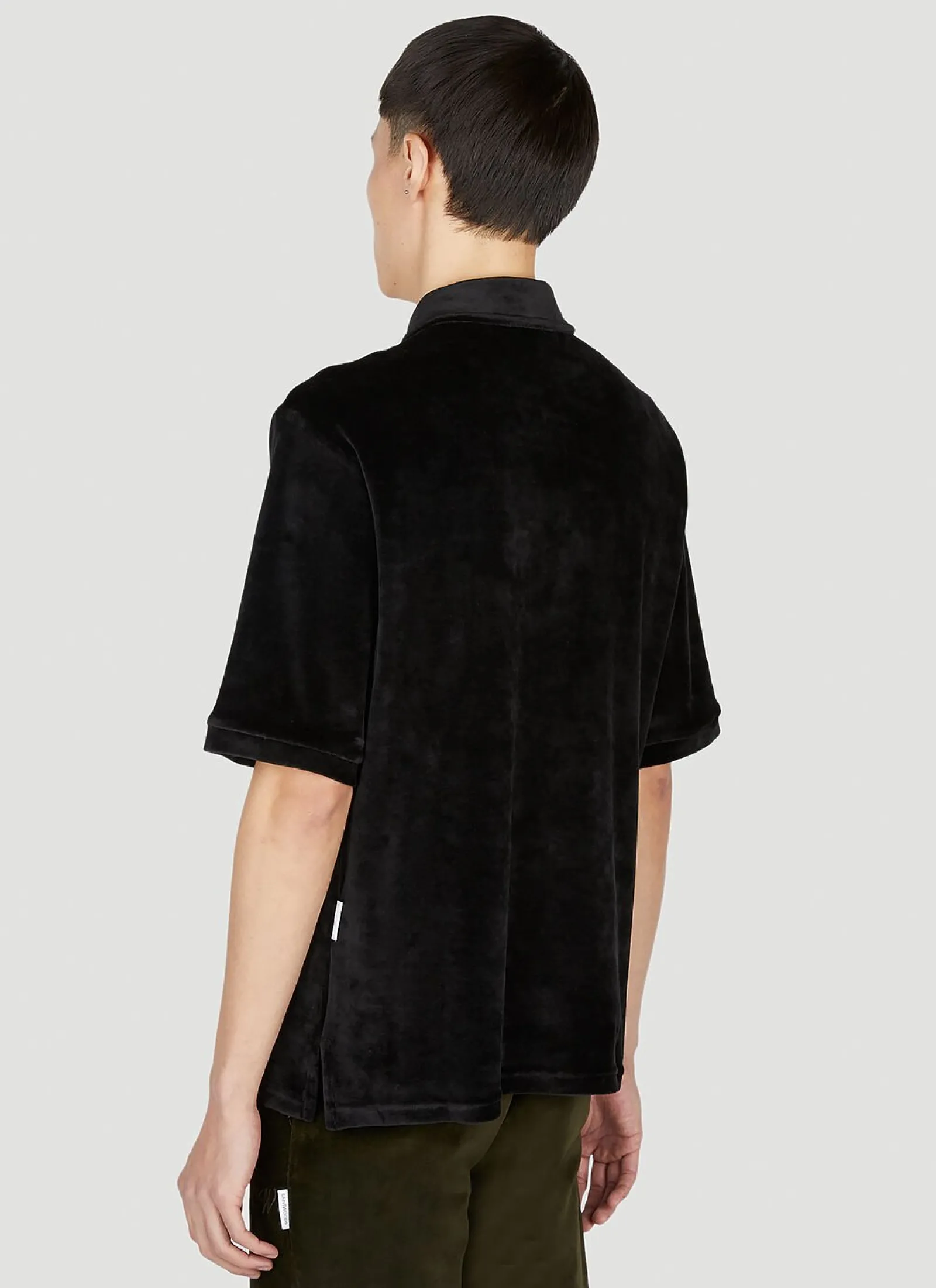 Men Saintwoods Polo Shirts^Velour Polo Top