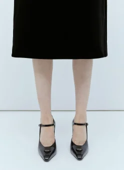 Velvet A-Line Skirt></noscript>Gucci Clearance