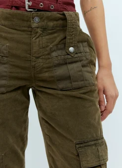 Velvet Cargo Pants></noscript>Blumarine New