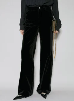 Velvet Cotton Pants></noscript>Saint Laurent Discount
