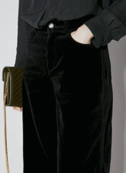 Velvet Cotton Pants></noscript>Saint Laurent Discount
