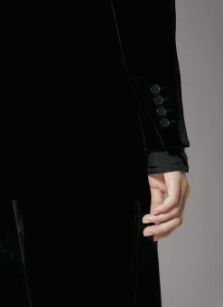 Velvet Double-Breasted Blazer></noscript>Saint Laurent New