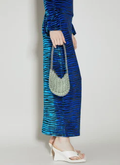 Velvet Zebra Print Skirt></noscript>Paco Rabanne New