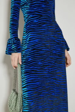 Velvet Zebra Print Skirt></noscript>Paco Rabanne New