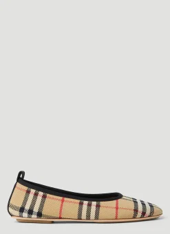 Vintage Check Ballerina Flats>Burberry Hot
