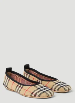Vintage Check Ballerina Flats>Burberry Hot