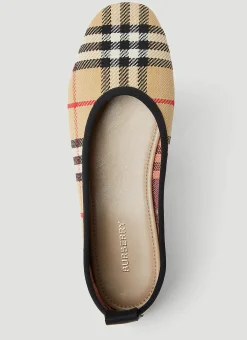Vintage Check Ballerina Flats></noscript>Burberry Hot
