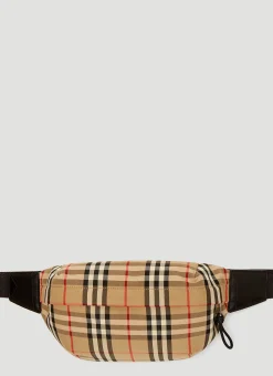 Men Burberry Belt Bags^Vintage Check Belt Bag