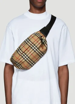 Men Burberry Belt Bags^Vintage Check Belt Bag