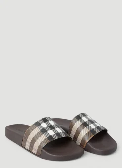 Men Burberry Slides^Vintage Check Furley Slides