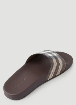Men Burberry Slides^Vintage Check Furley Slides