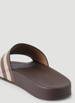 Men Burberry Slides^Vintage Check Furley Slides