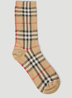 Men Burberry Socks^Vintage Check Intarsia Socks
