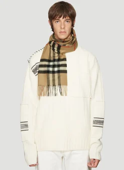 Men Burberry Scarves^Vintage Check Knit Scarf