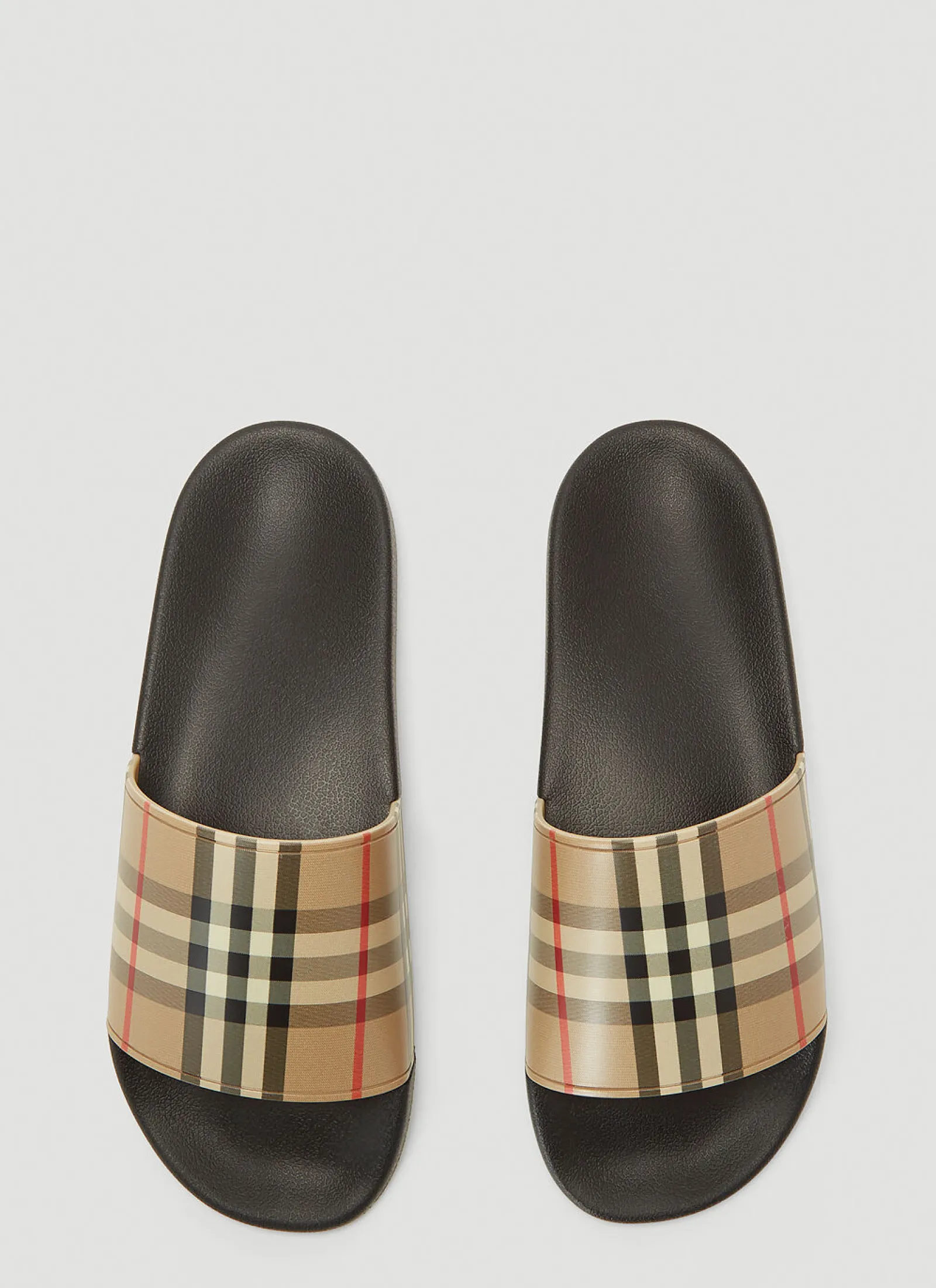 Men Burberry Slides^Vintage-Check Print Slides