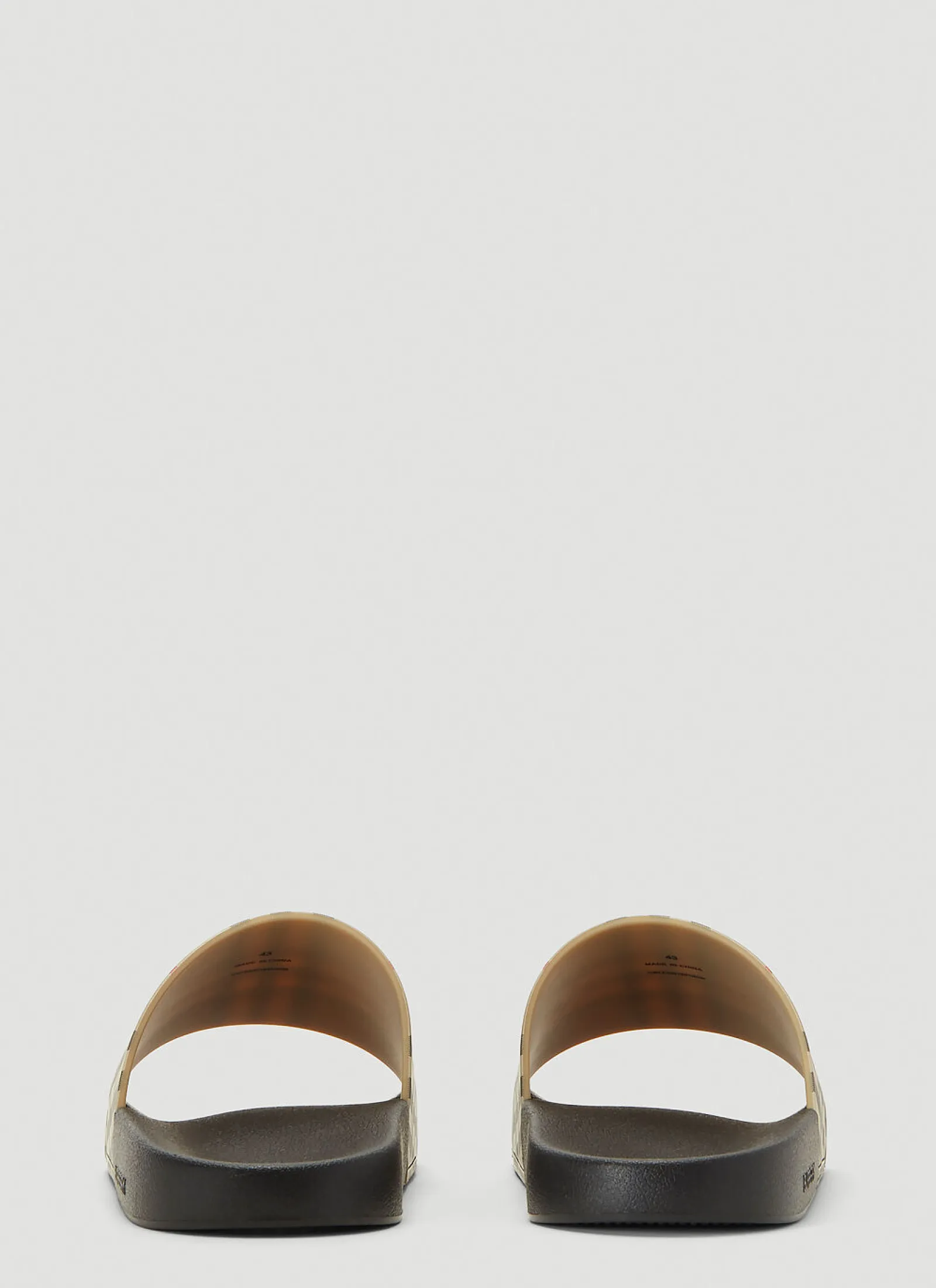 Men Burberry Slides^Vintage-Check Print Slides