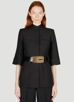 Waist Belt Blazer>Gucci