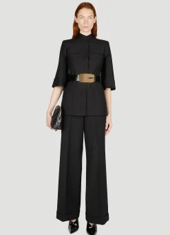 Waist Belt Blazer>Gucci