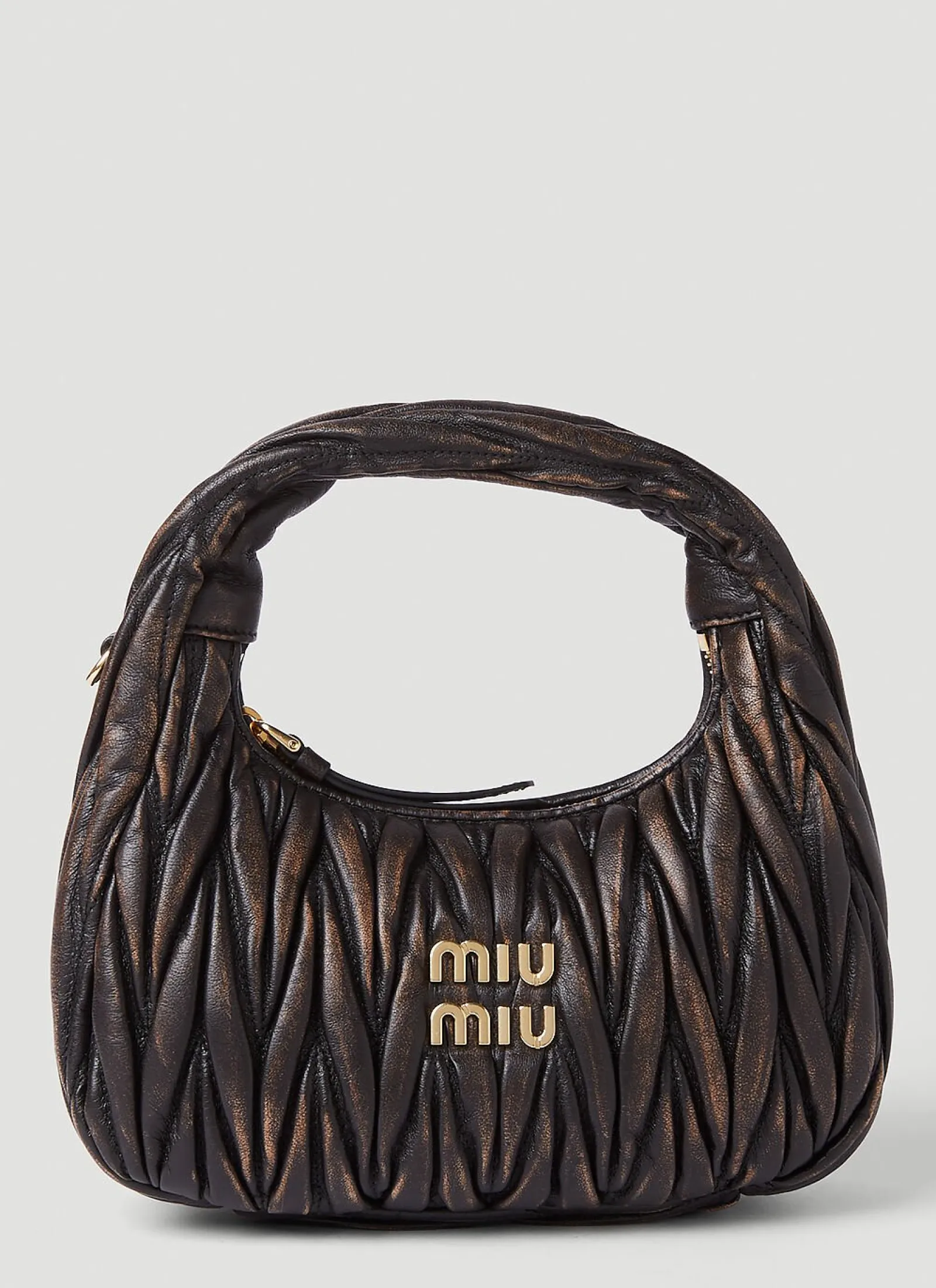 Wander Matelasse Mini Handbag>Miu Miu