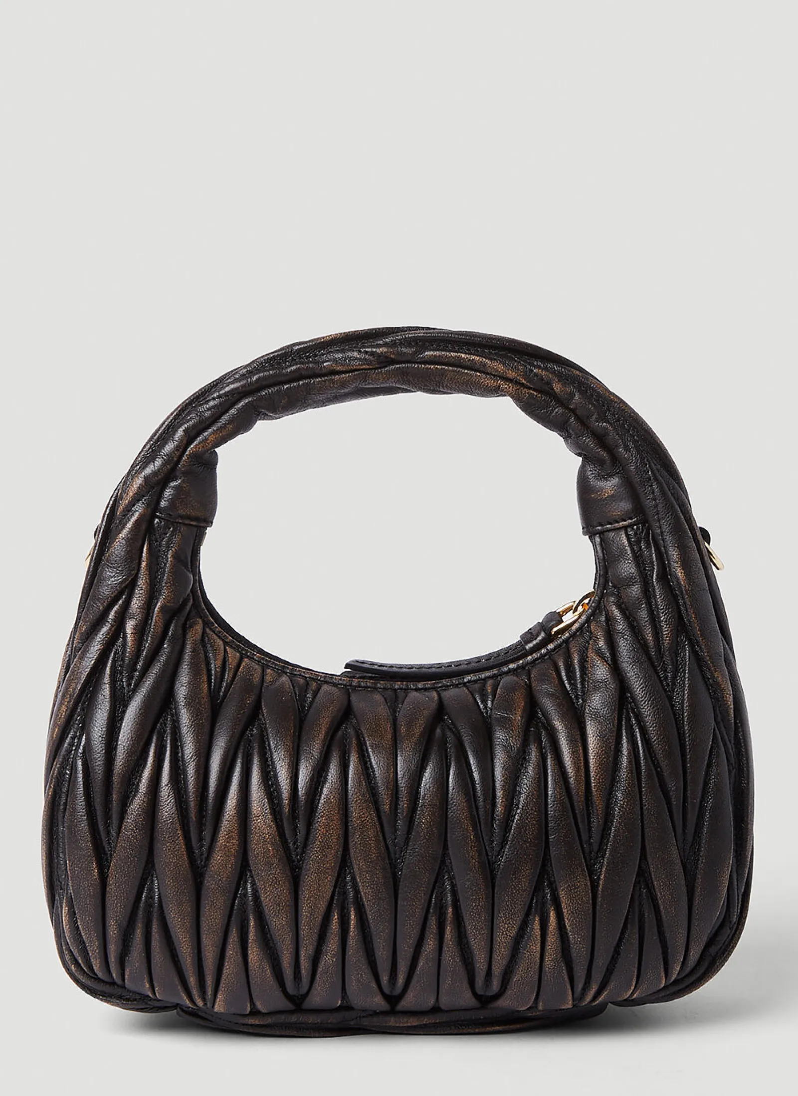 Wander Matelasse Mini Handbag>Miu Miu