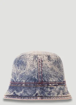 Men Marni Hats^Washed Denim Bucket Hat